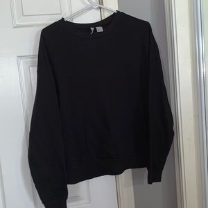 Black crew neck